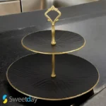 شیرینی خوری ۲ طبقه گرد بک استون