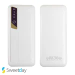 پاوربانک ۸۰۰۰ میلی آمپر مدل P-756 سفید