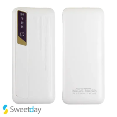 پاوربانک ۸۰۰۰ میلی آمپر مدل P-756 سفید