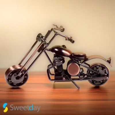 موتورسیکلت دکوری کوچک فلزی