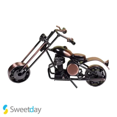 موتورسیکلت دکوری کوچک فلزی کد ۱