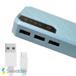 پاوربانک ۸۰۰۰ میلی آمپر مدل P-753