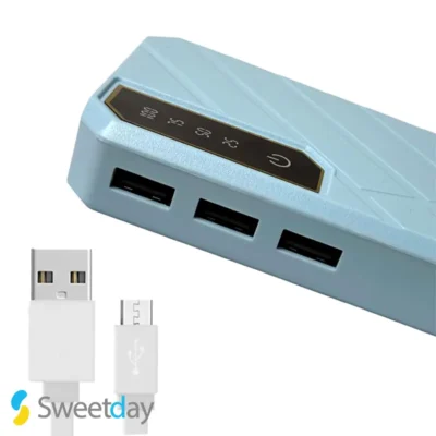 پاوربانک ۸۰۰۰ میلی آمپر مدل P-753