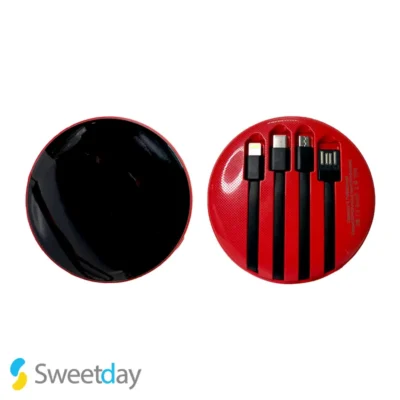 پاوربانک ۸۰۰۰ میلی آمپر مدل P-771 زرشکی